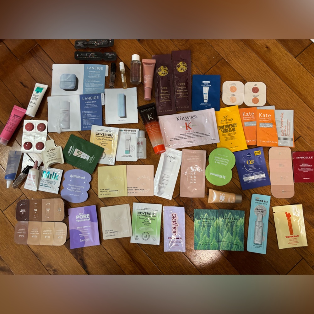 Assorted Skincare Sample Set, Sephora, Drugstore, Korean products!